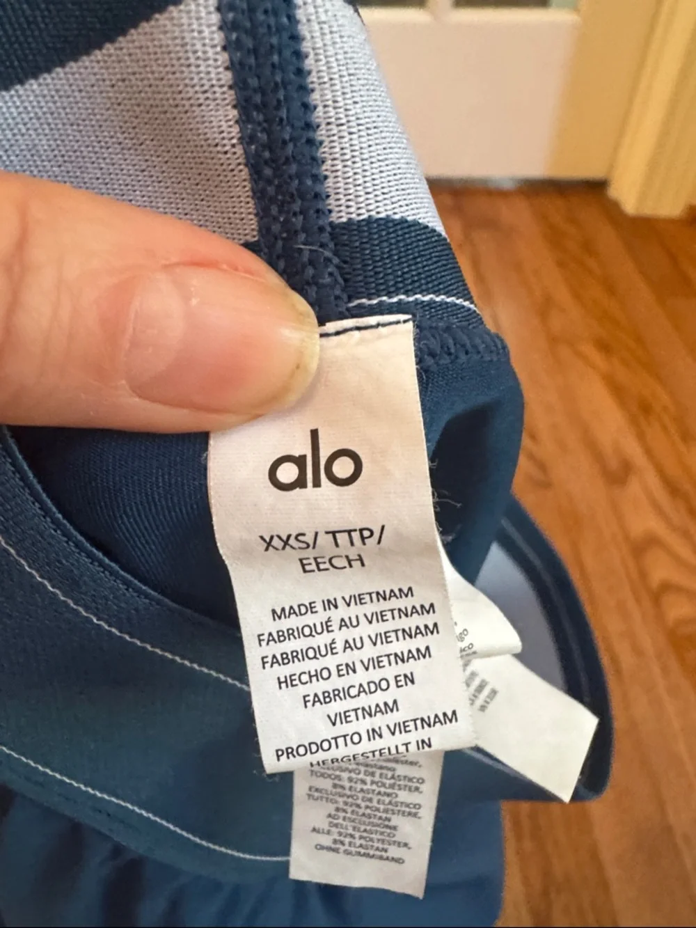 ALO Yoga eclipse Blue tennis skirt